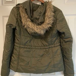 Medium Green zip up Jacket